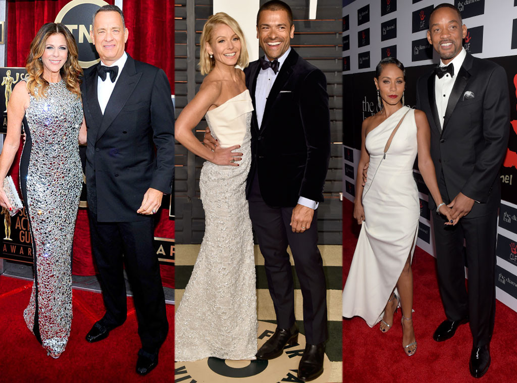 Tom Hank, Rita Wilson, Kelly Ripa, Mark Conseulos, Will Smith, Jada Pinkett Smith Tom Hank, Rita Wilson, Kelly Ripa, Mark Conseulos, Will Smith, Jada Pinkett Smith